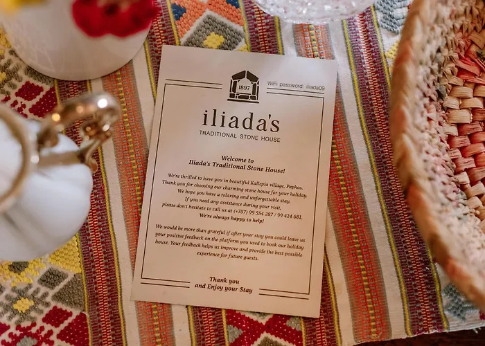 Iliada Traditional Stone House With Private Pool, * パ フォス